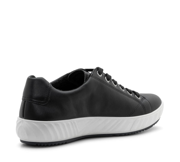 ara ブラックレザー スニーカー EU 39 Alexandria: Sneaker - Black 61 – ara Shoes United States