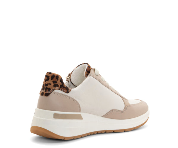 Gardenia: Zip Wedge Sneaker - Multi 16 – ara Shoes United States