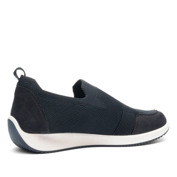 Lilith 2: GORE-TEX® Stretch Slip-on Sneaker - Navy 02 – ara Shoes