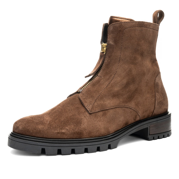 Tourmaline: Front Zip Boot - Brown 03 – ara Shoes United States