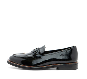 Kyle 2 Women's Chain Loafer - Black 01