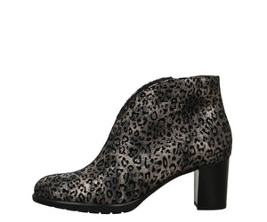 Oriel: V Cut Ankle Boot 50mm - Titanium 73 (FINAL SALE)