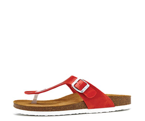 Fran Women's Cork Thong Sandal - Coral 08 (FINAL SALE)