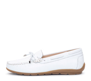 Amarillo Women's Driving Moccasin - White 10