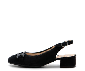 Gallant Sling 2: Chain Block Heel Pump 35mm-Black 01