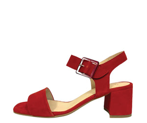 Bethel Women's Adjustable Dress Sandal 50mm - Red 19