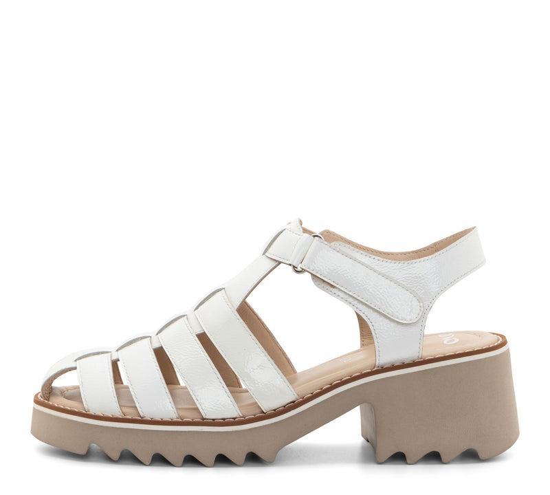 Phoenix: Adjustable Dress Sandal 35mm - White 04 – ara Shoes