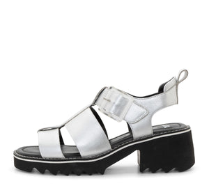 Palm: Adjustable Dress Sandal 35mm - Silver 12