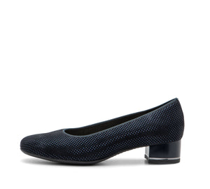 Gabrielle SP Women's Block Heel Pump 35mm - Midnight 17