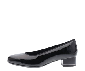 Gabrielle: Block Heel Pump 35mm - Black 20
