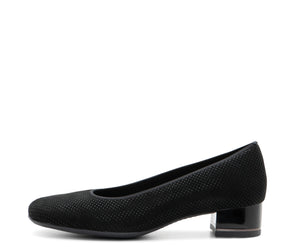 Gabrielle SP: Block Heel Pump 35mm - Black 22
