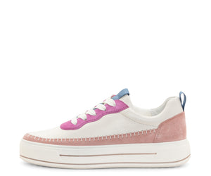 Corsica: Baseball Stitch Platform Sneaker - Multi 16