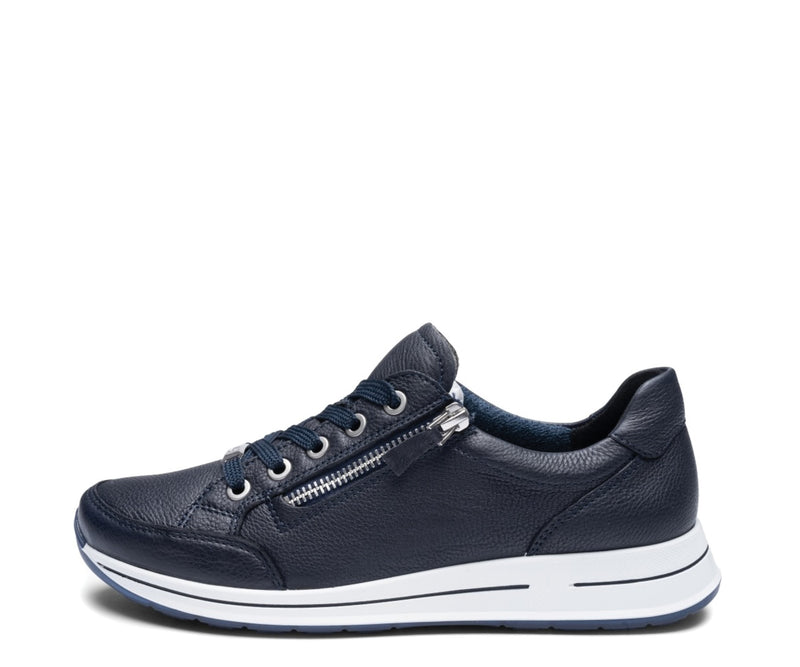 Oleanna: Zip Sneaker - Navy 02 – ara Shoes United States