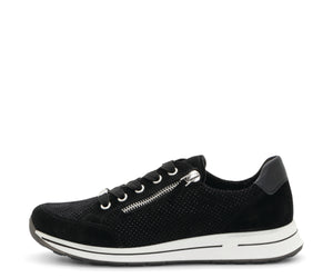 Oleanna Women's Zip Sneaker - Black 83