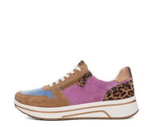 Sage: Platform Zip Sneaker - Multi 06
