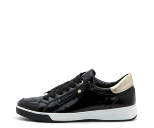 Rei-Low Women's Zip Sneaker - Black 01