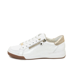 Rei-Low Women's Zip Sneaker - White 83