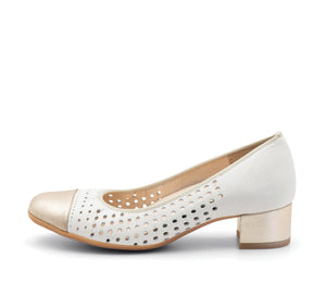 Nonie 2 Women's Cap-Toe Perforated Pump 35mm