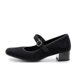 Novelle Women's Buckle Mary Jane Pump 35mm - Black 01