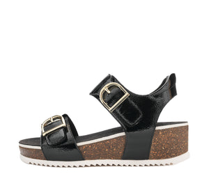 Nova Women's Adjustable Wedge Sandal - Black 01