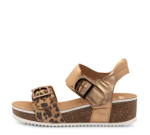 Nova: Adjustable Wedge Sandal - Leo & Whisky 08