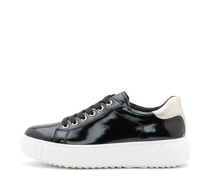 Mikky: Platform Sneaker - Black 61