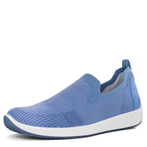 Leena 3: Stretch Slip-on Sneaker - Azure 14 – ara Shoes United States