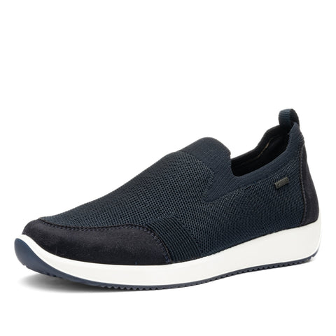 Lilith 2: GORE-TEX® Stretch Slip-on Sneaker - Navy 02 – ara Shoes